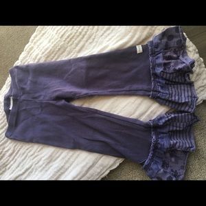 Kids ruffle bottom pants